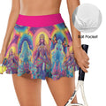 Gothic Witch Fashion angel Mini Sports Skort 2