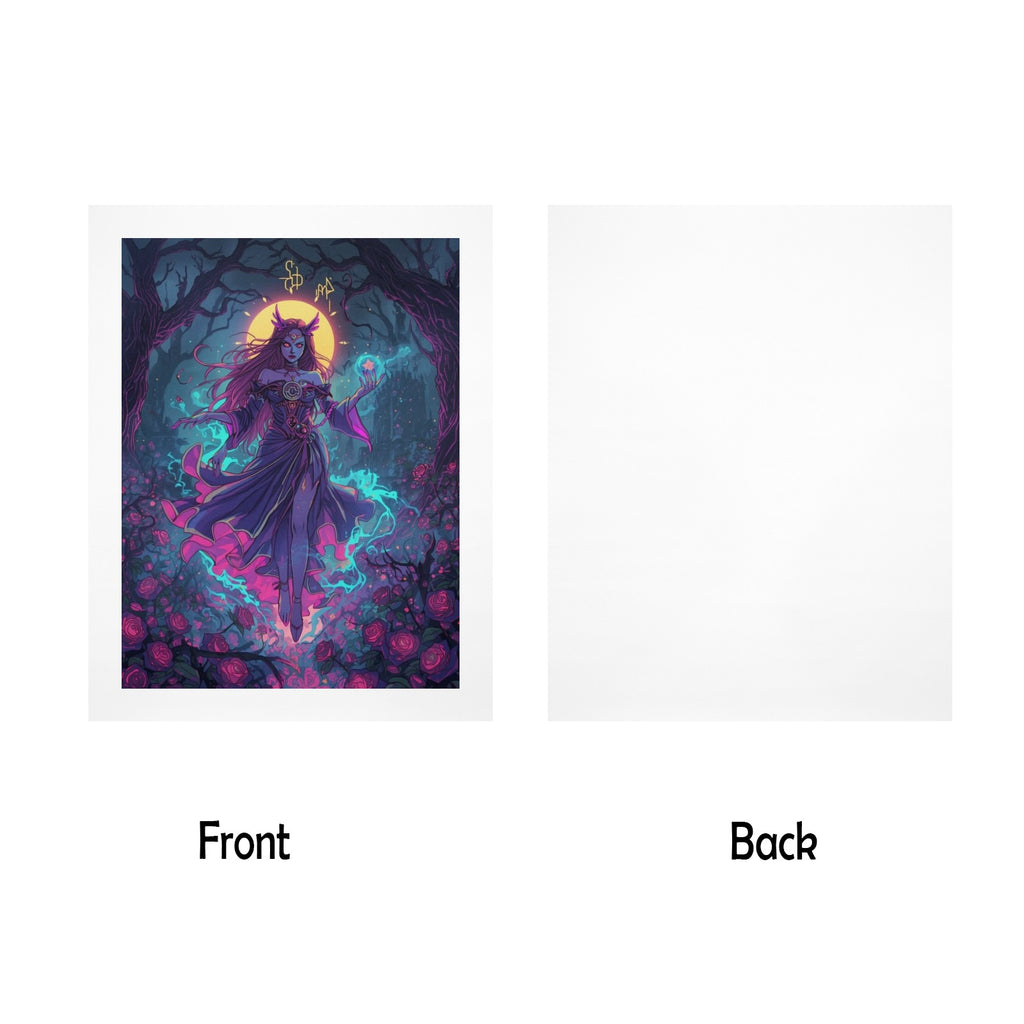 Gothic Witch Rose Art Print 13