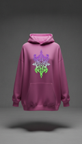 Oversized Hoodie with Neon Sigil