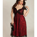 Plus Size Gothic Lace Dress for Women - Night Bloom Digital Empire Studios