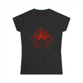 Gothic Fire Moth Tee - Night Bloom Digital Empire Studios
