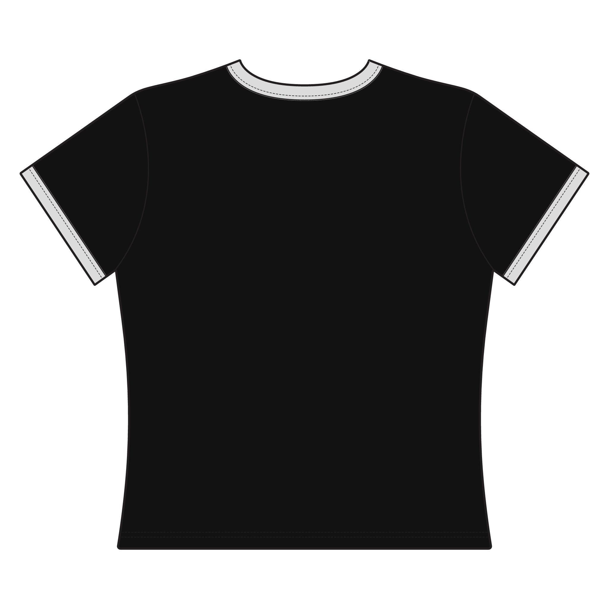 Goddess Empowerment Ringer Tee — "Be The Goddess You're Meant To Be"