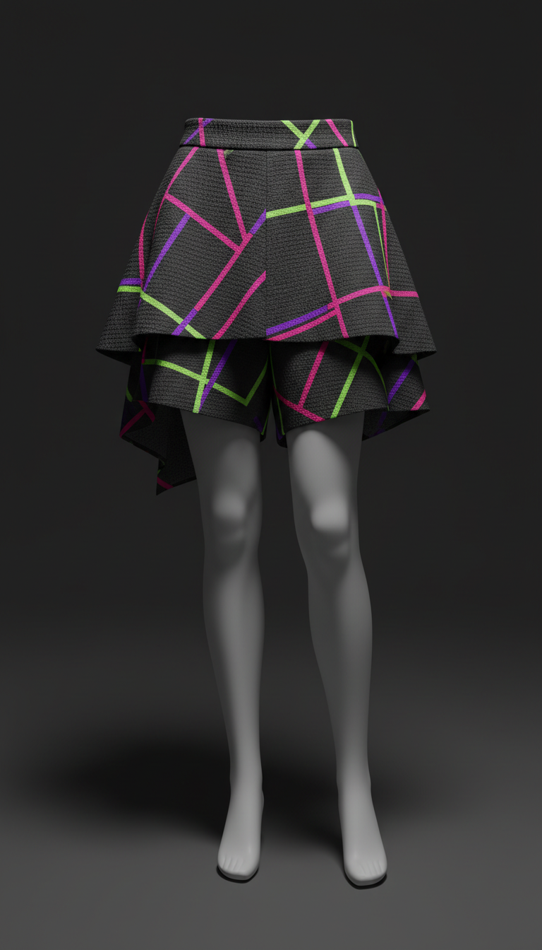 Oversized Hoodie With Witch Glyphs