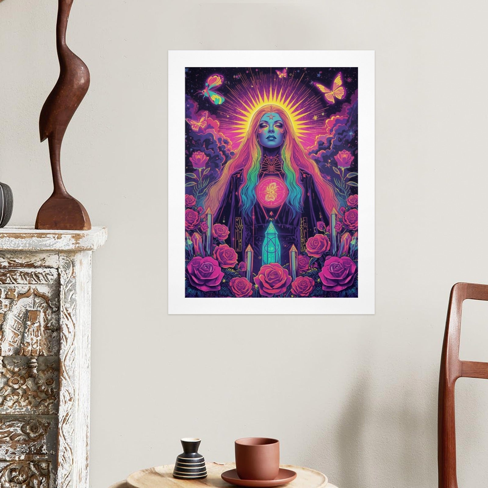 Gothic Galaxy Witch Art Print 6