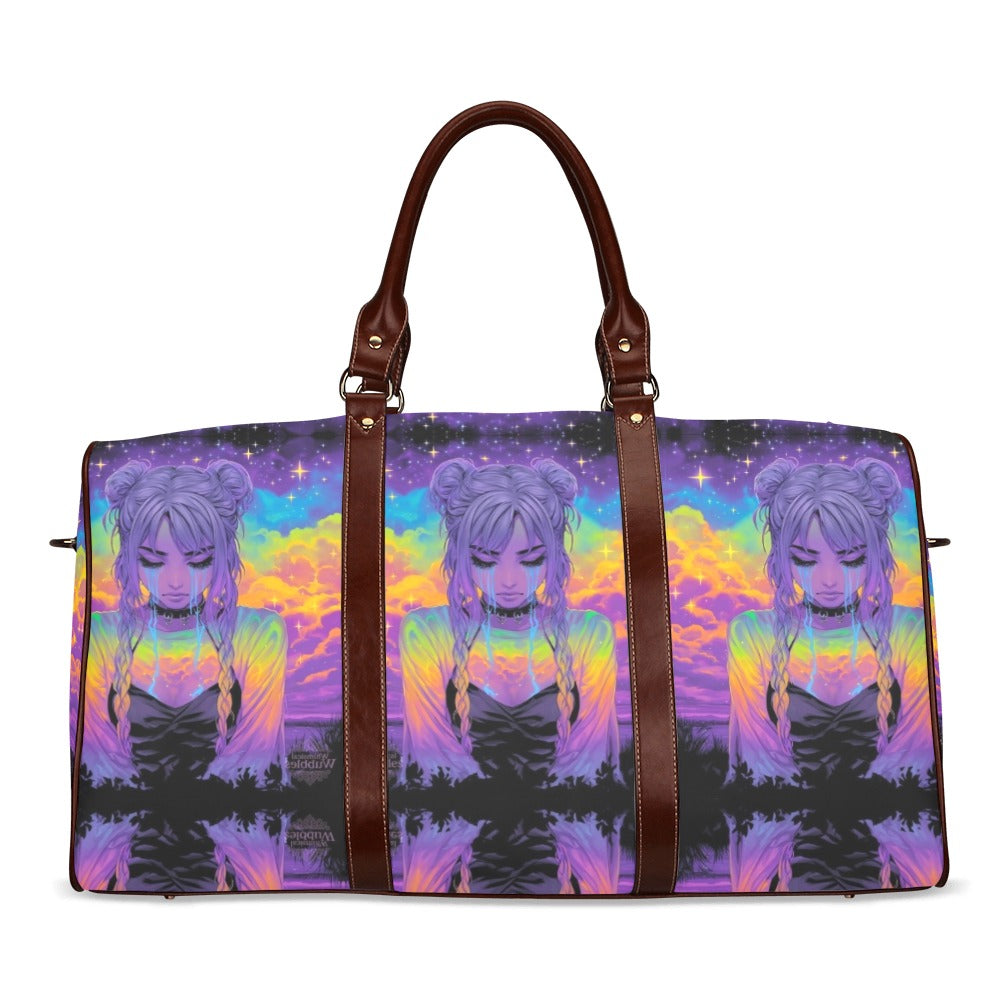Trippy Hippy Witch Gothic Women's Fashion Waterproof Travel Bag Large