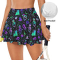 Gothic Witch Fashion Mini Sports Skort 11
