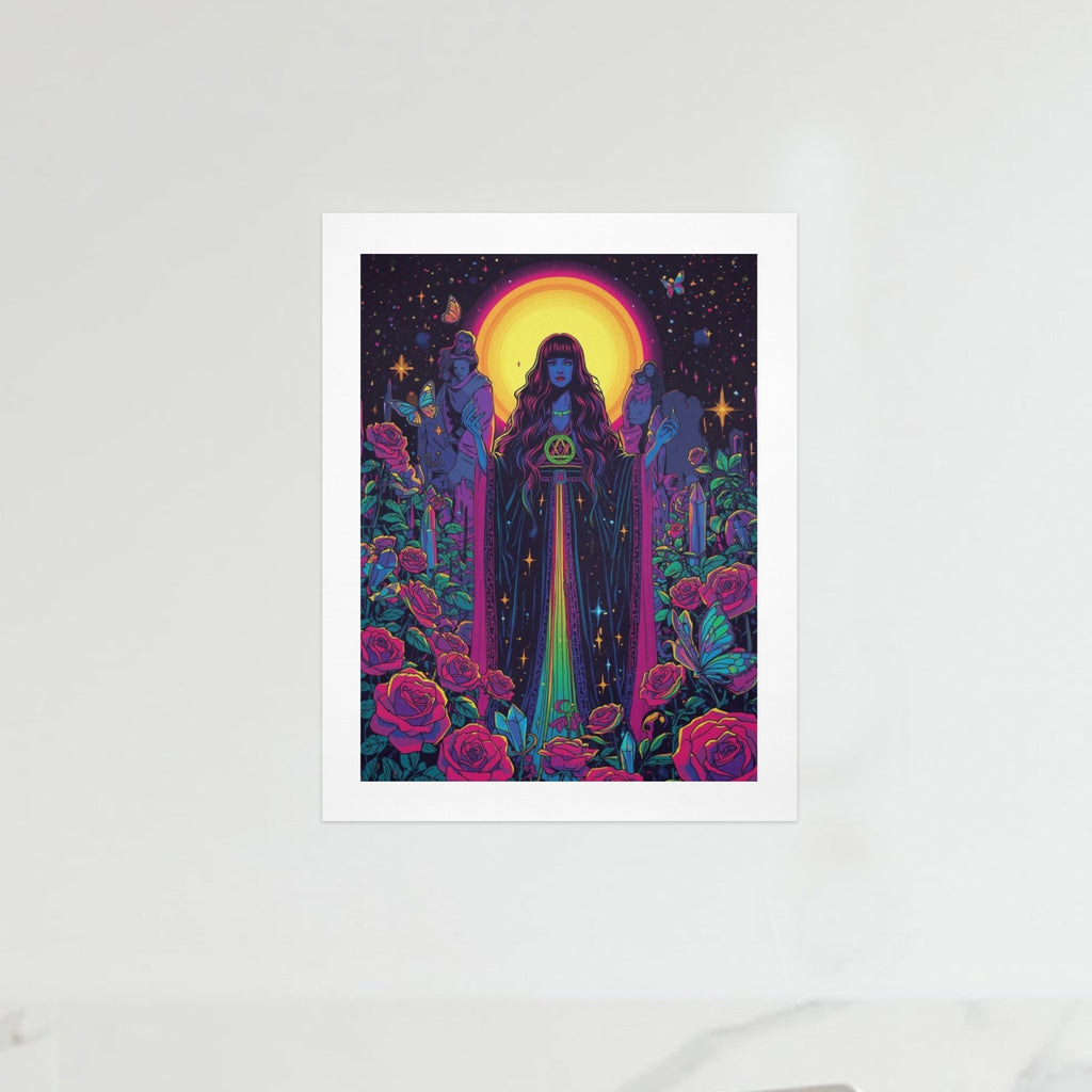 Gothic Witch Rose Art Print 16