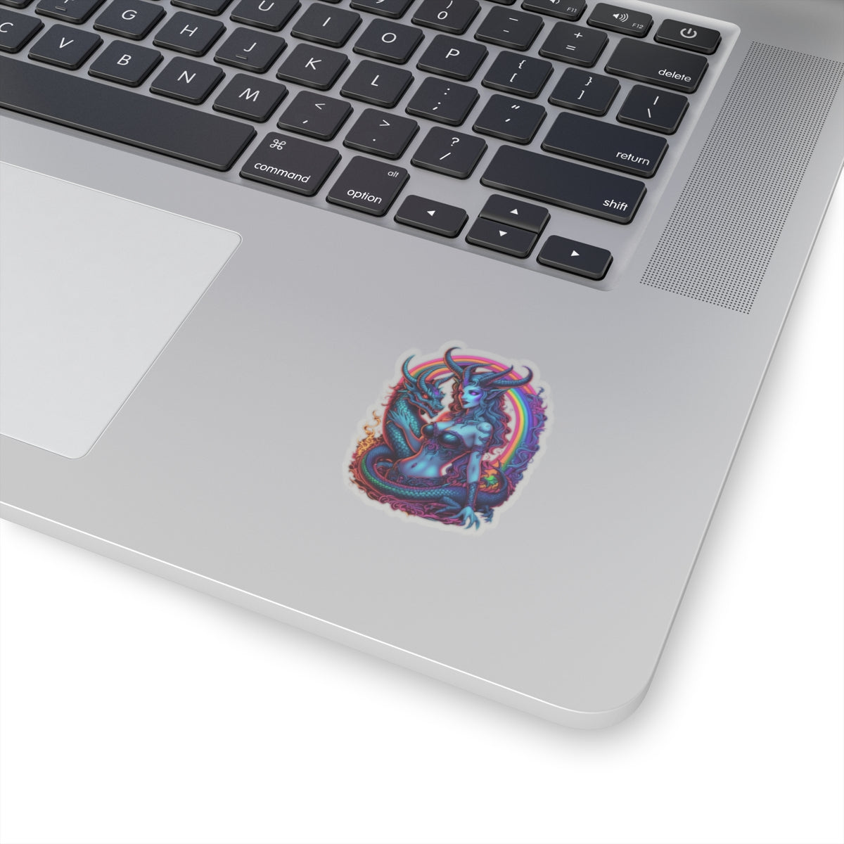 Gothic Stickers, Witchy Occult Rainbow Goddess Lilith Decal, Laptop Accessories, Magical Journal Decoration, Unique Art Supplies, Boho Phone
