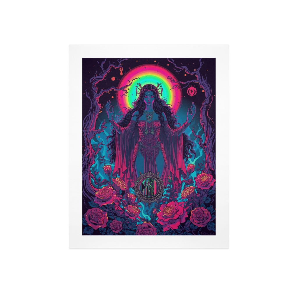 Gothic Witch Rose Art Print 10