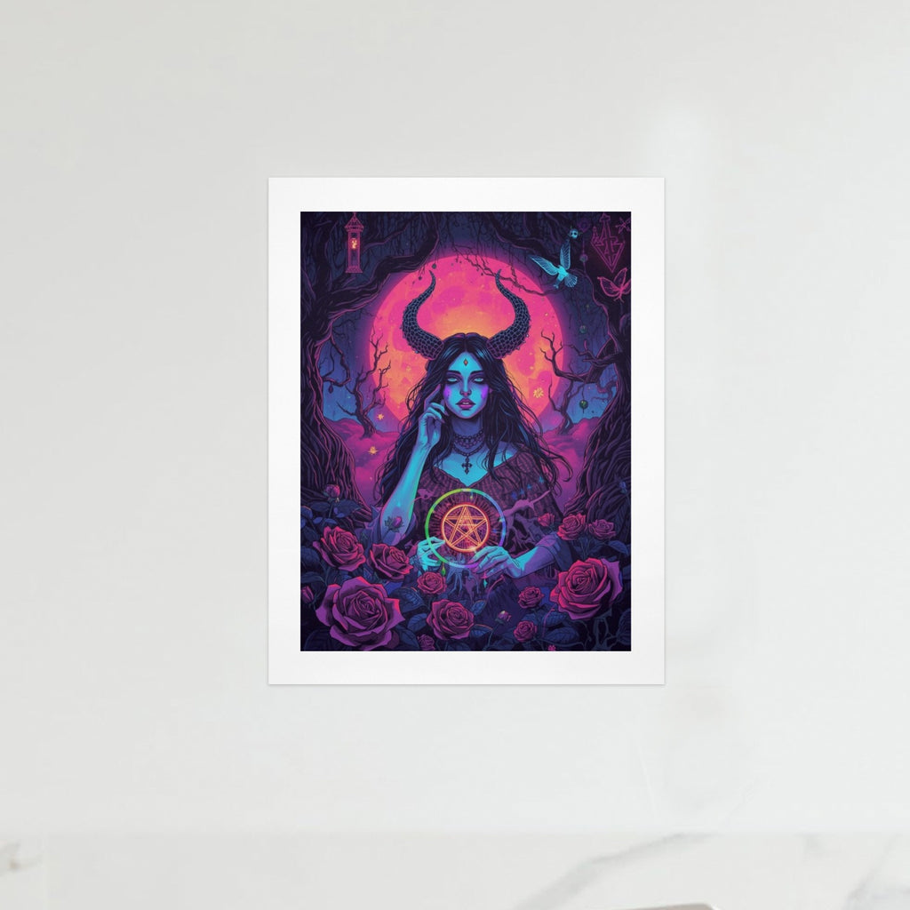 Gothic Witch Rose Art Print 7