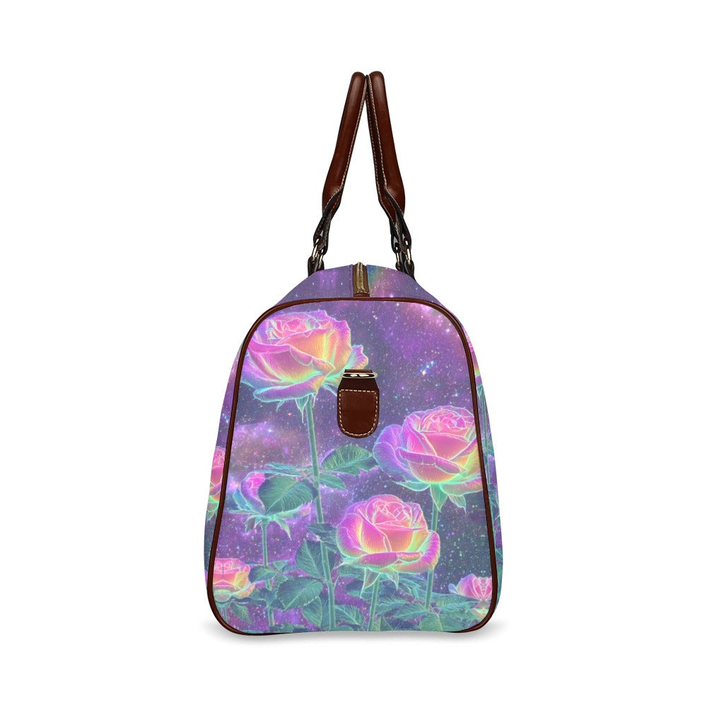 Trippy Rose Witch Gothic Women's Fashion Waterproof Travel Bag Large