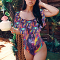 Gothic Dragon Witch Fashion One Piece Swimsuit 2