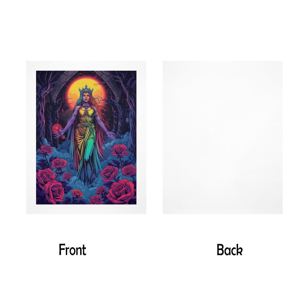 Gothic Witch Rose Art Print 6