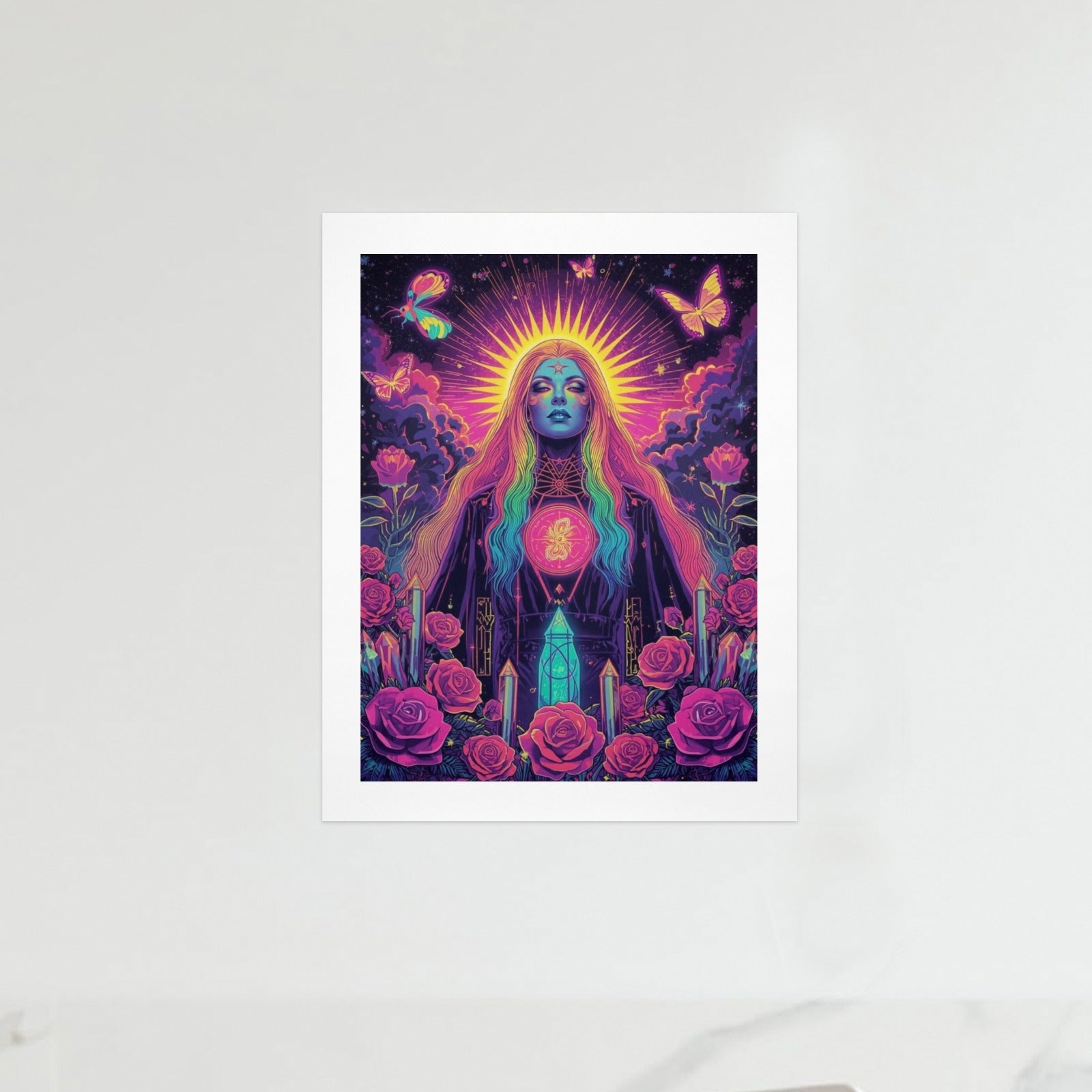 Gothic Galaxy Witch Art Print 6