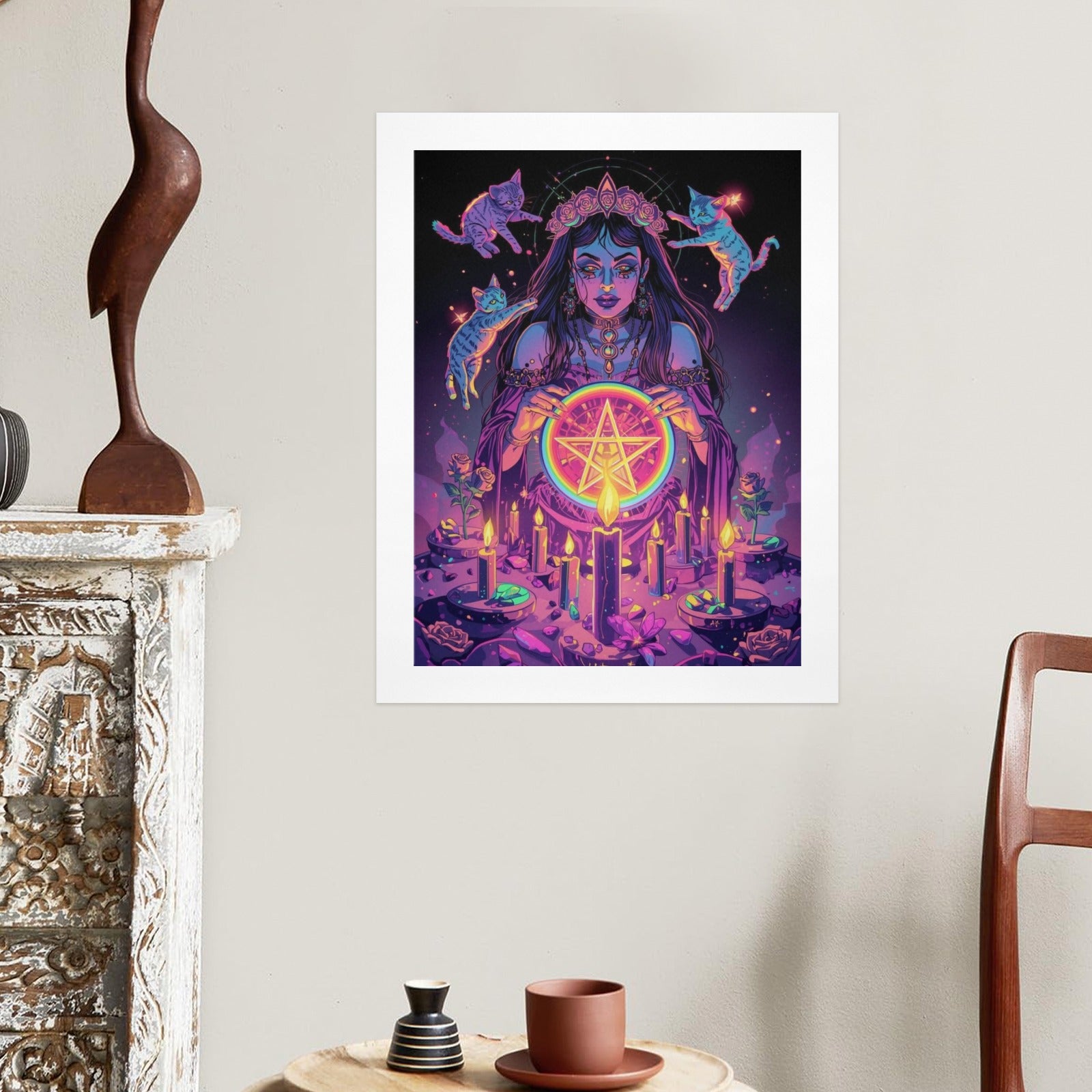 Gothic Witch  Art Print 4