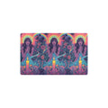 “Ultra‑detailed hyper‑saturated rainbow illustration of Lilith with two glowing cats prowling at her feet in a candlelit enchanted garden, rainbow roses exploding in color, floating neon rainbow crystals, rain (12)