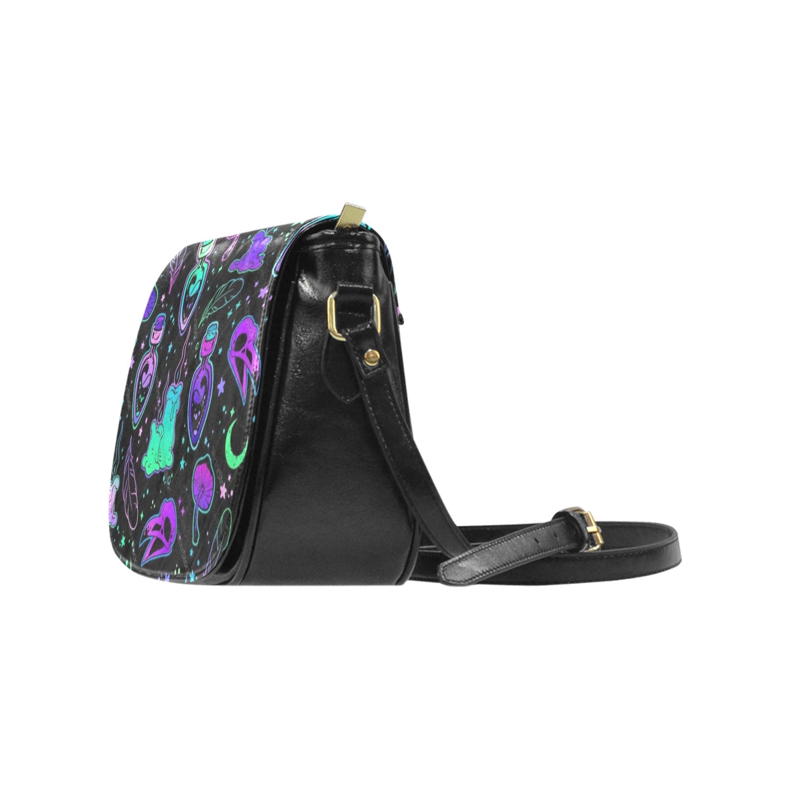 Gothic Women's Fashion Classic Saddle Bag Purse