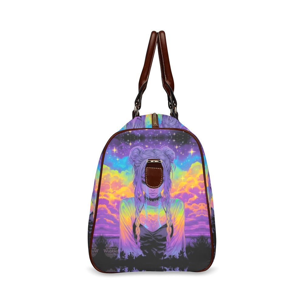 Trippy Hippy Witch Gothic Women's Fashion Waterproof Travel Bag Large