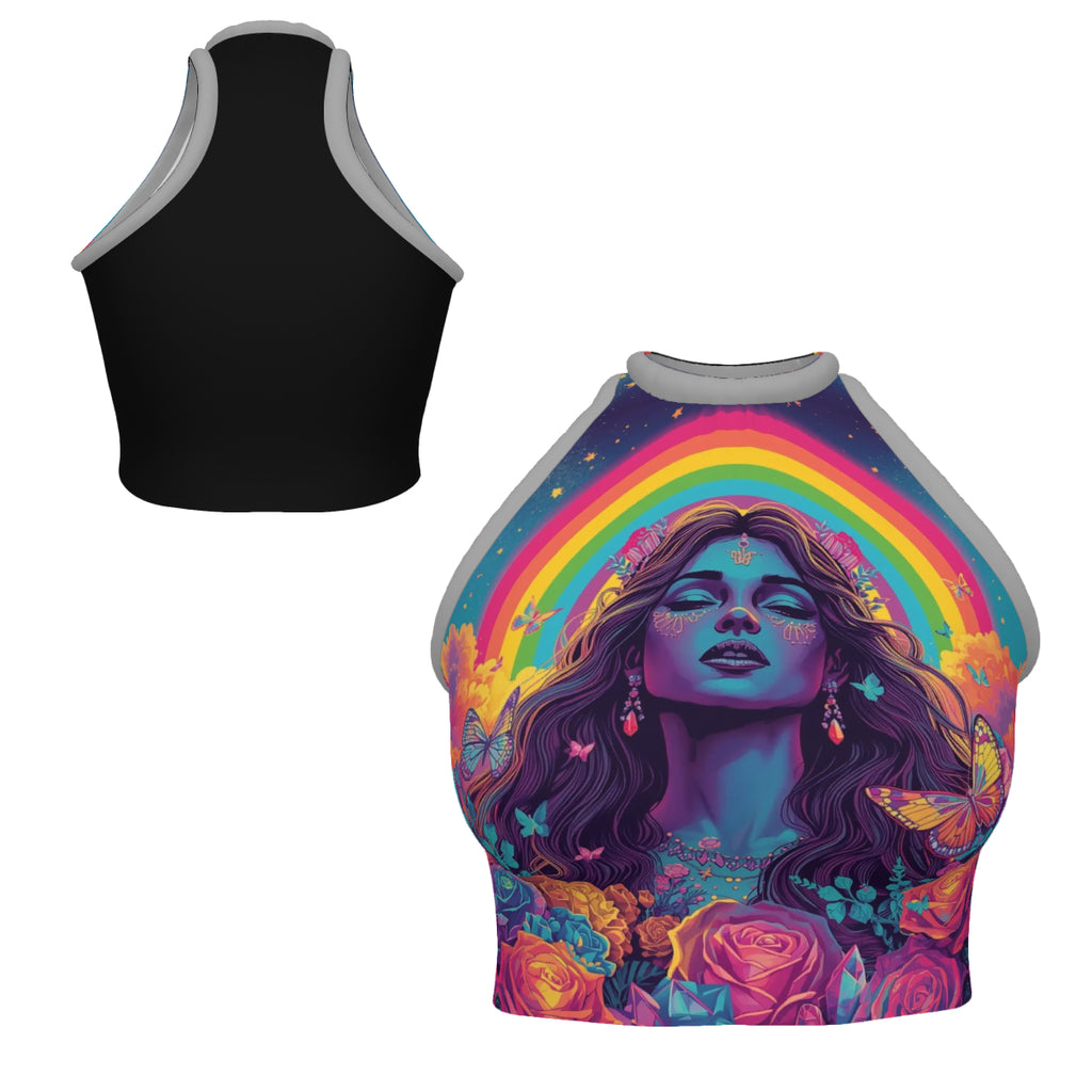All Over Print Custom Women's Crew Neck Tank Top