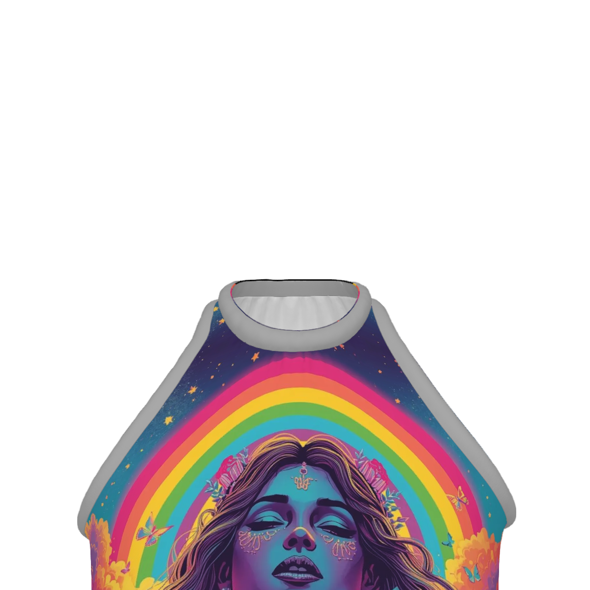 All Over Print Custom Women's Crew Neck Tank Top