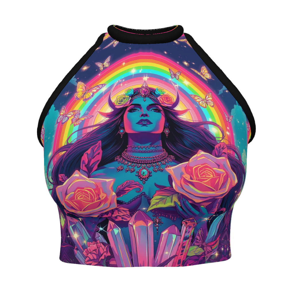 All Over Print Custom Women's Crew Neck Tank Top