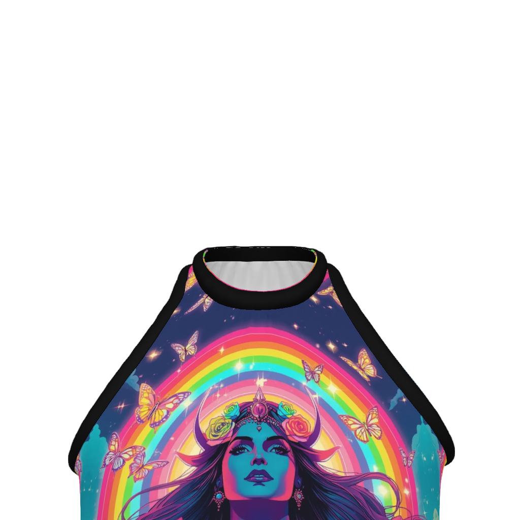 All Over Print Custom Women's Crew Neck Tank Top