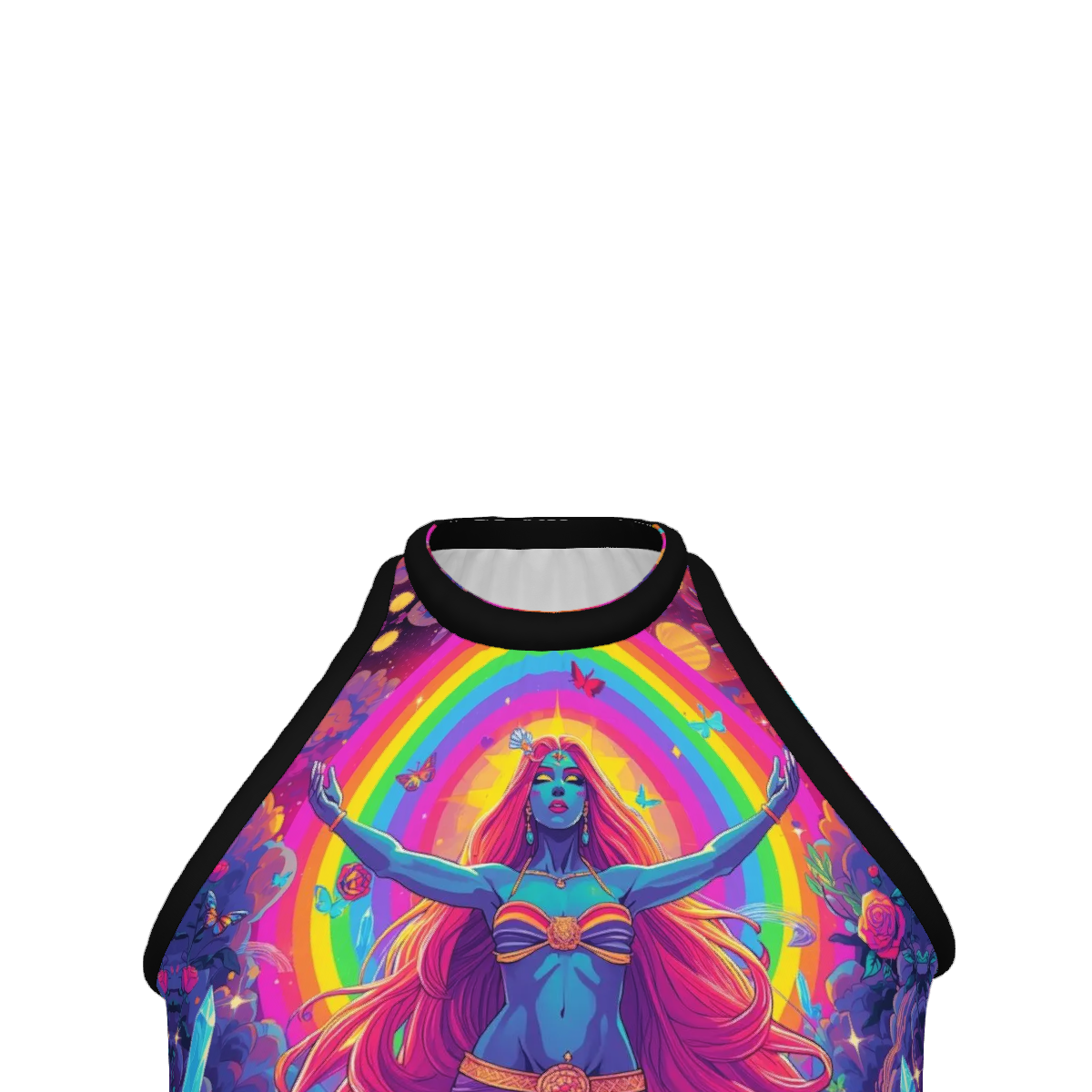 All Over Print Custom Women's Crew Neck Tank Top