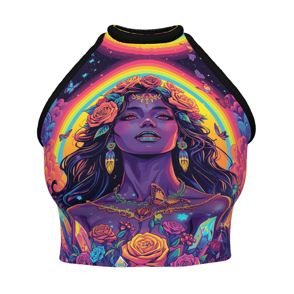 All Over Print Custom Women's Crew Neck Tank Top