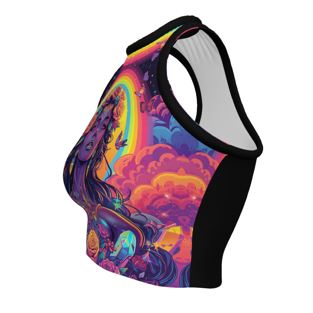 All Over Print Custom Women's Crew Neck Tank Top