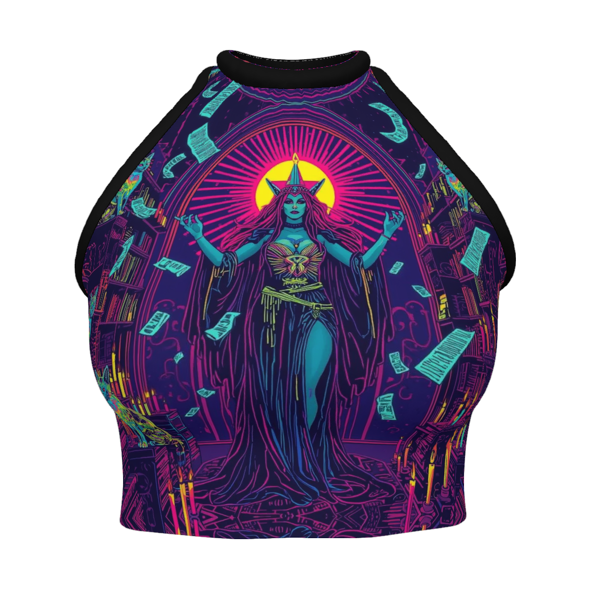 All Over Print Custom Women's Crew Neck Tank Top