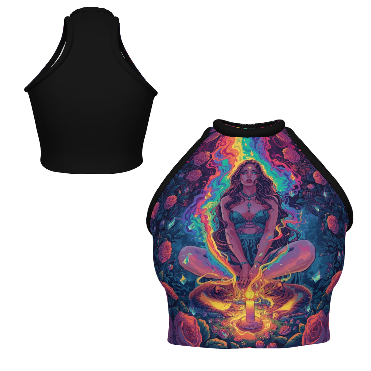 All Over Print Custom Women's Crew Neck Tank Top