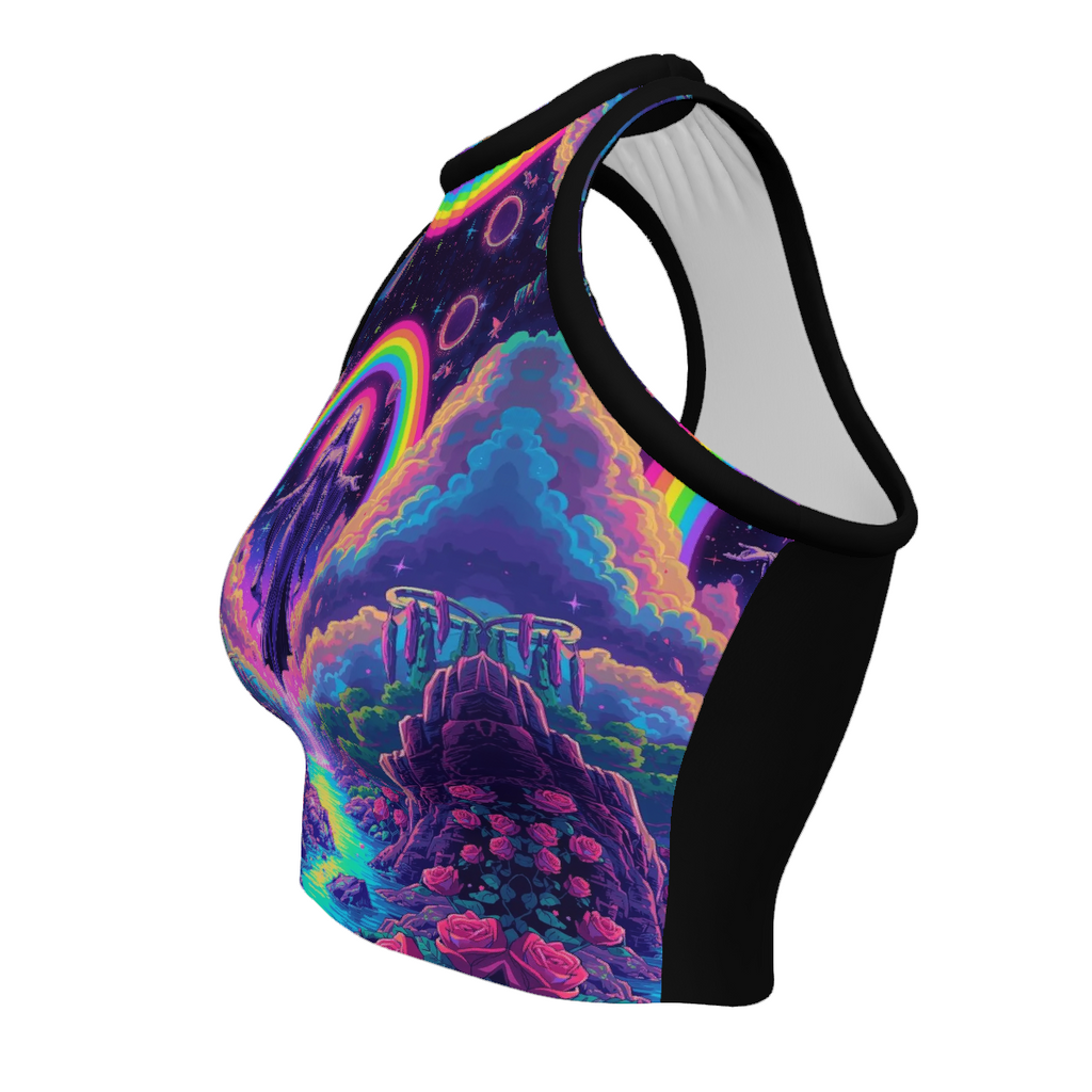 All Over Print Custom Women's Crew Neck Tank Top