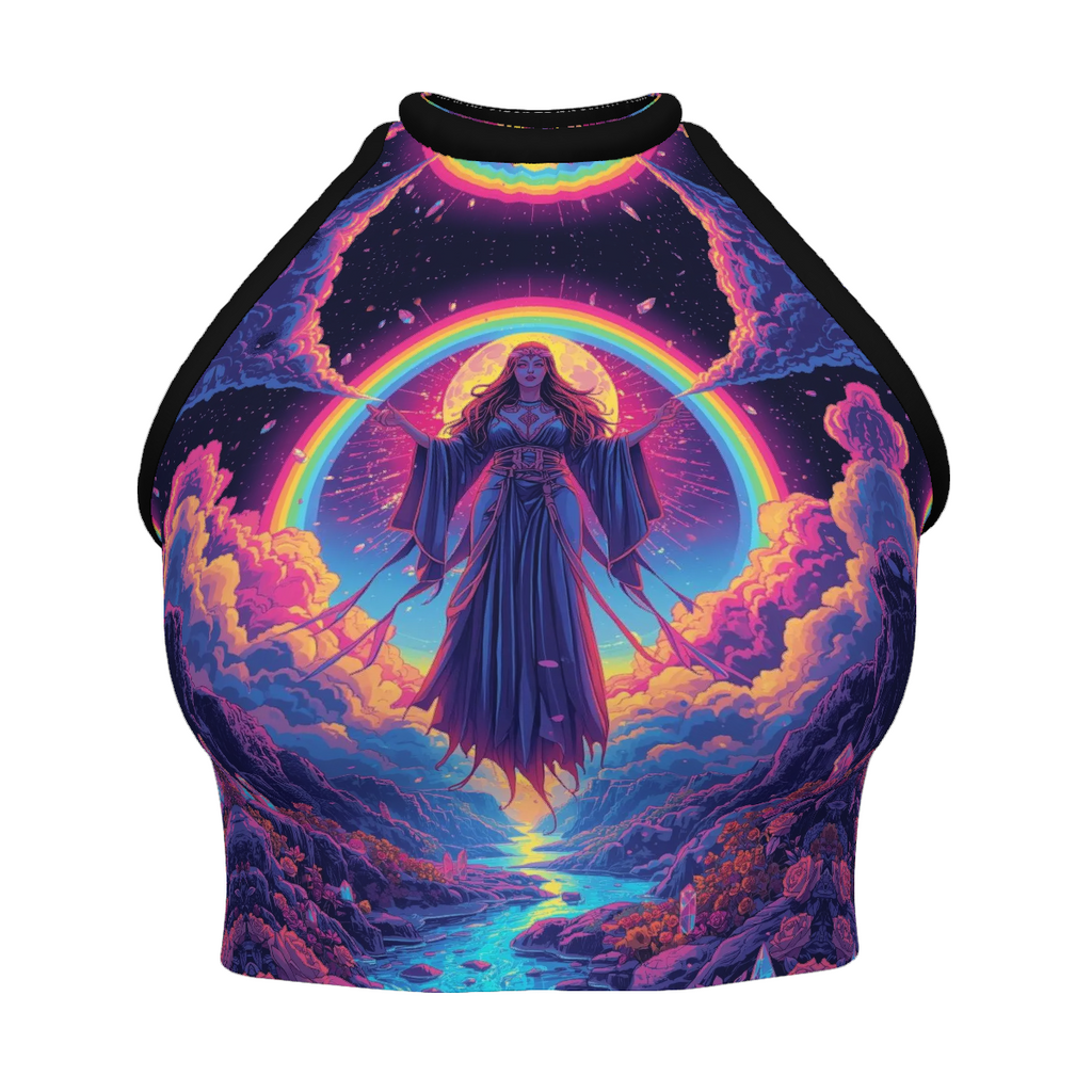 All Over Print Custom Women's Crew Neck Tank Top