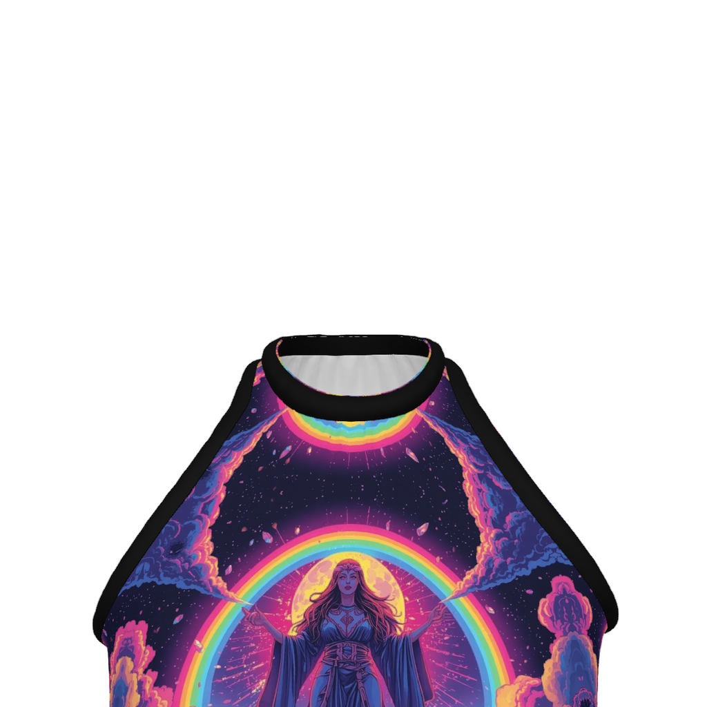 All Over Print Custom Women's Crew Neck Tank Top