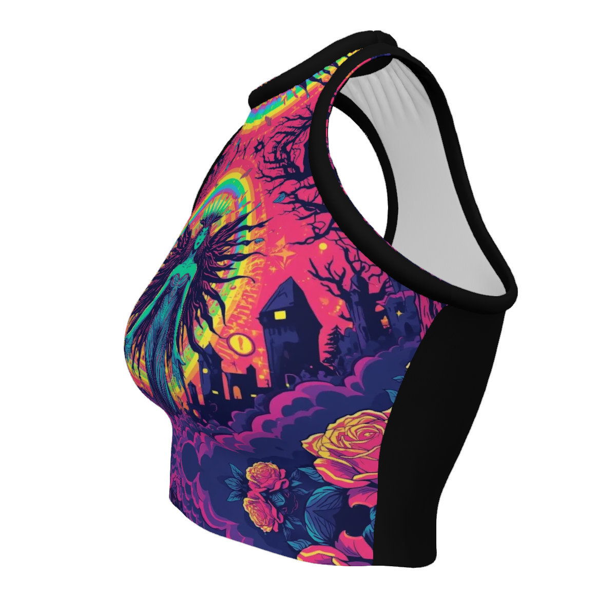 All Over Print Custom Women's Crew Neck Tank Top