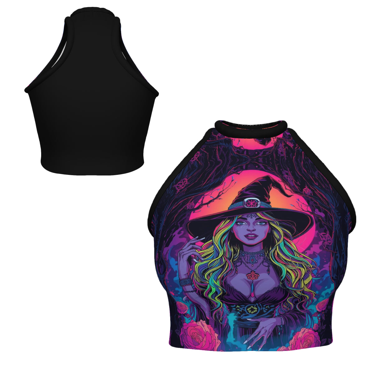 All Over Print Custom Women's Crew Neck Tank Top