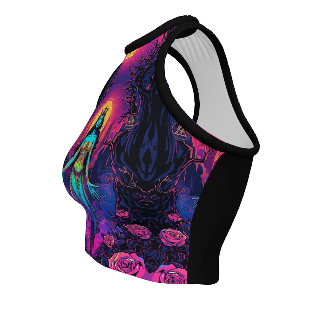 All Over Print Custom Women's Crew Neck Tank Top