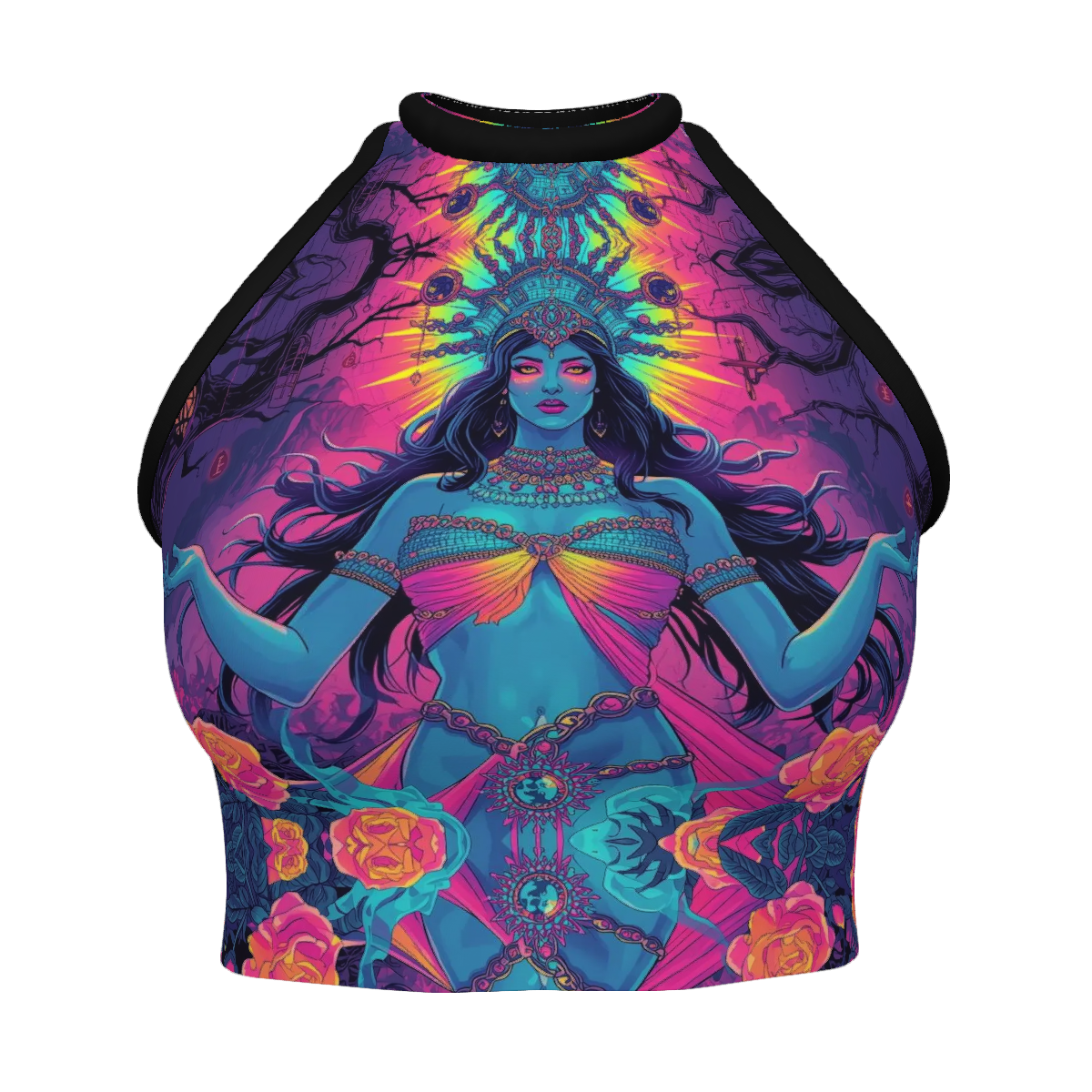 All Over Print Custom Women's Crew Neck Tank Top