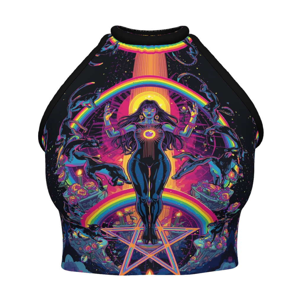 All Over Print Custom Women's Crew Neck Tank Top