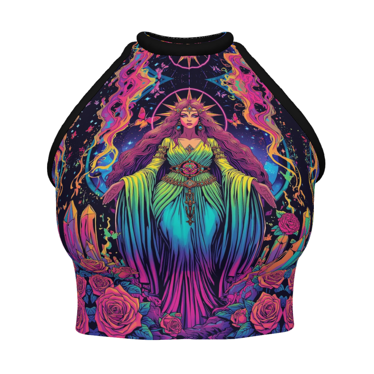 All Over Print Custom Women's Crew Neck Tank Top