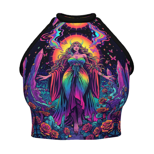All Over Print Custom Women's Crew Neck Tank Top