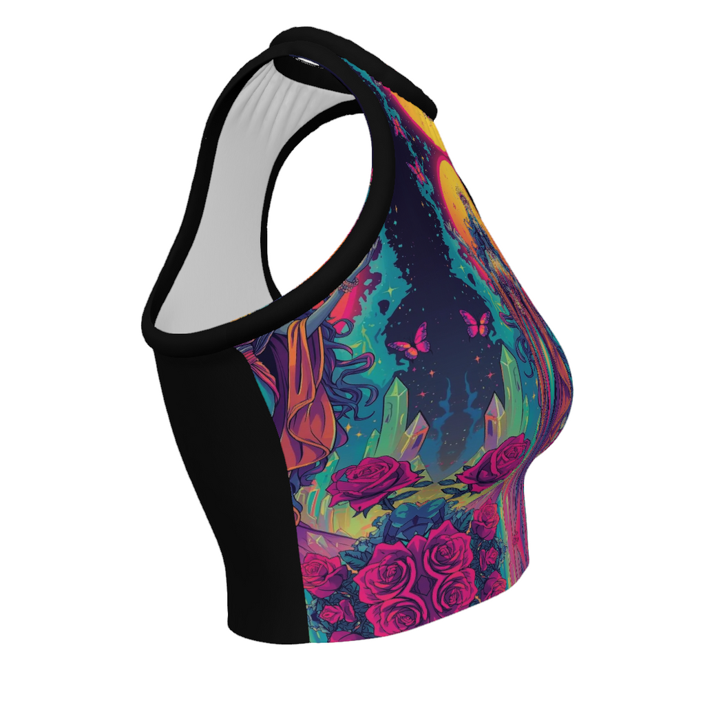 All Over Print Custom Women's Crew Neck Tank Top