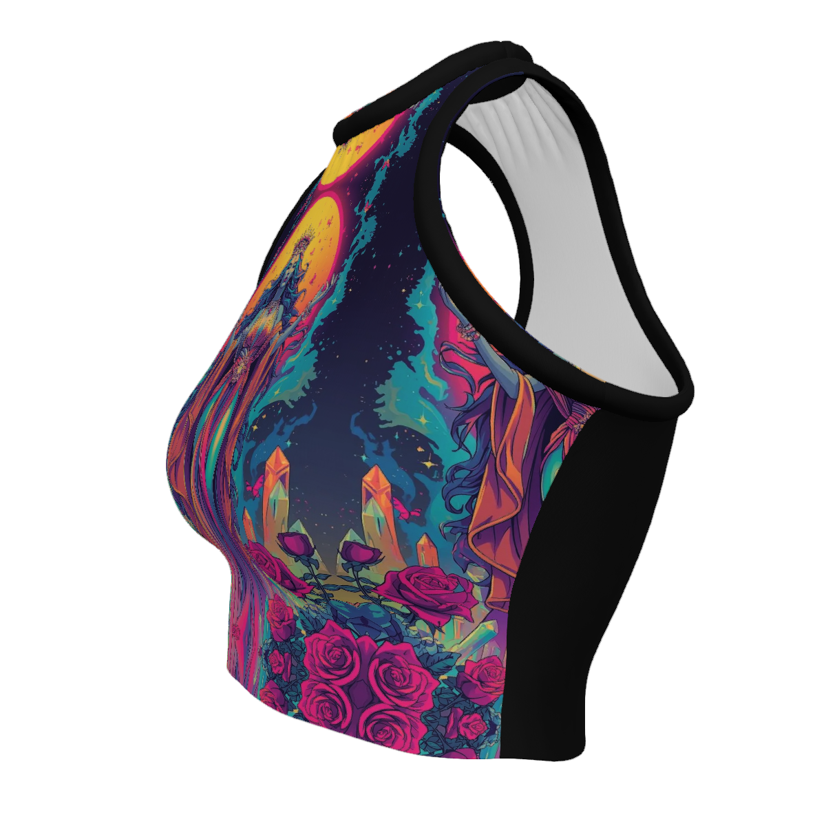 All Over Print Custom Women's Crew Neck Tank Top