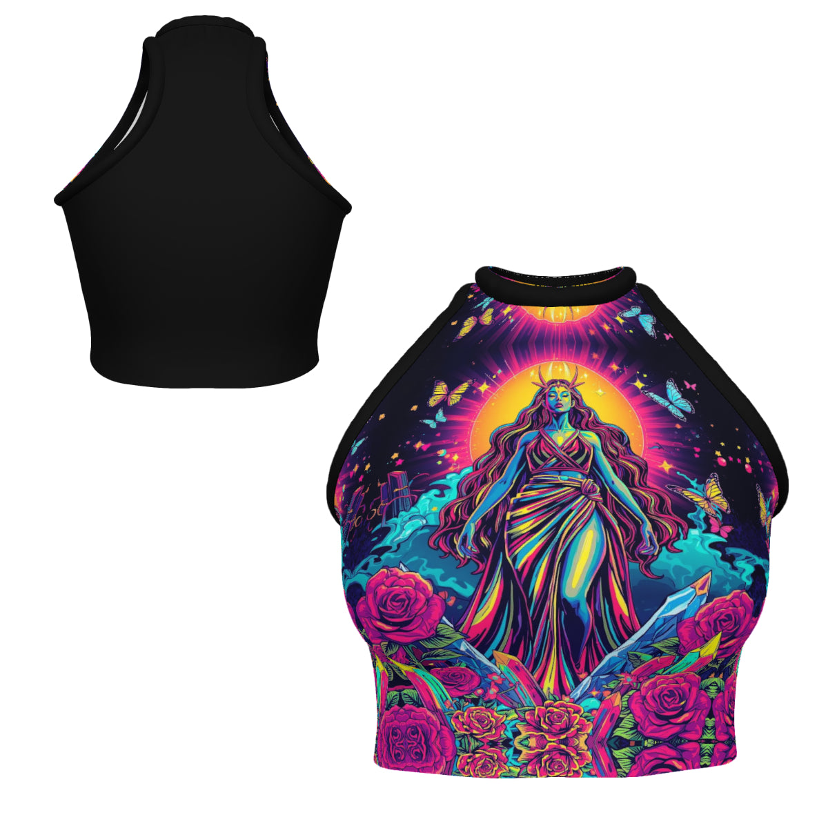 All Over Print Custom Women's Crew Neck Tank Top