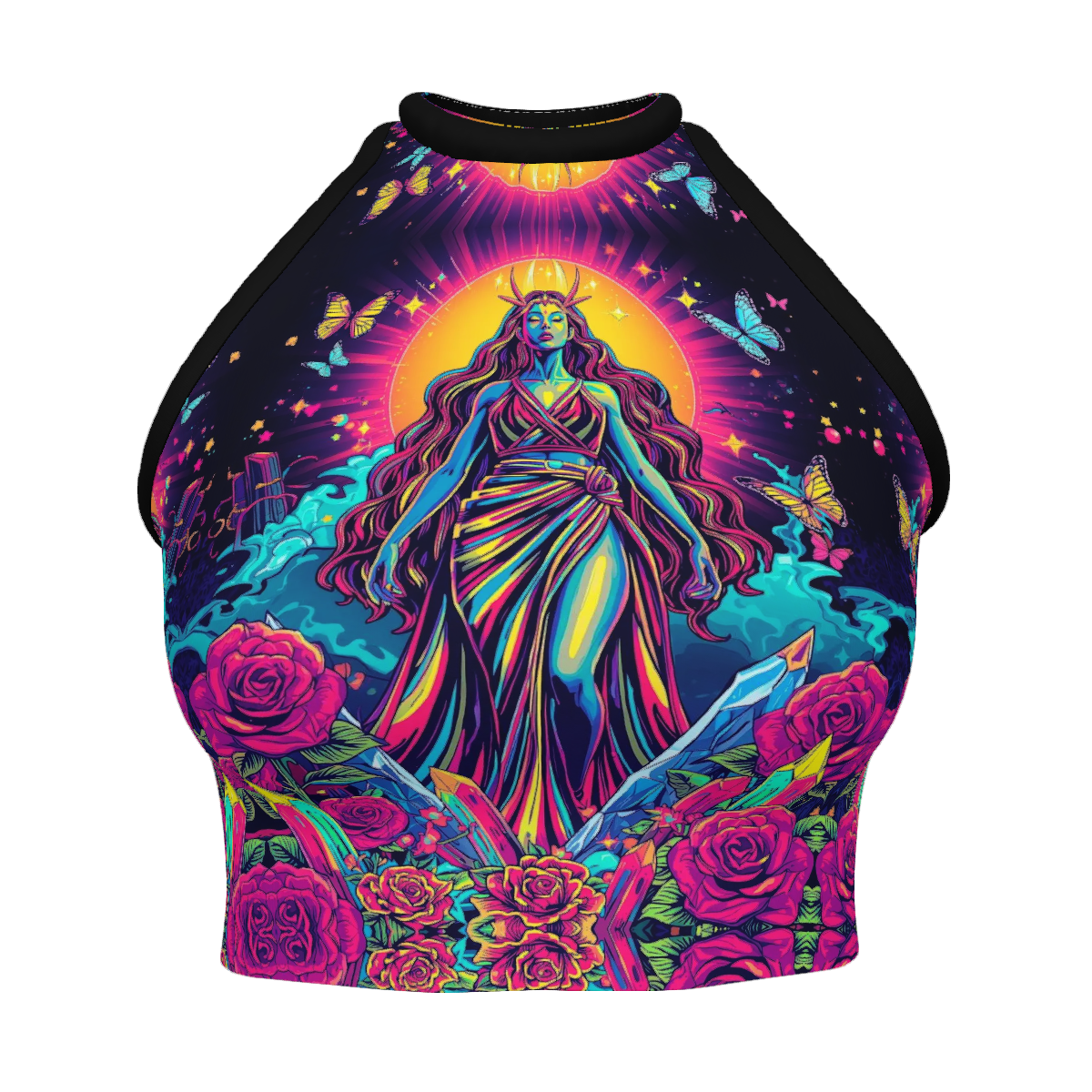 All Over Print Custom Women's Crew Neck Tank Top