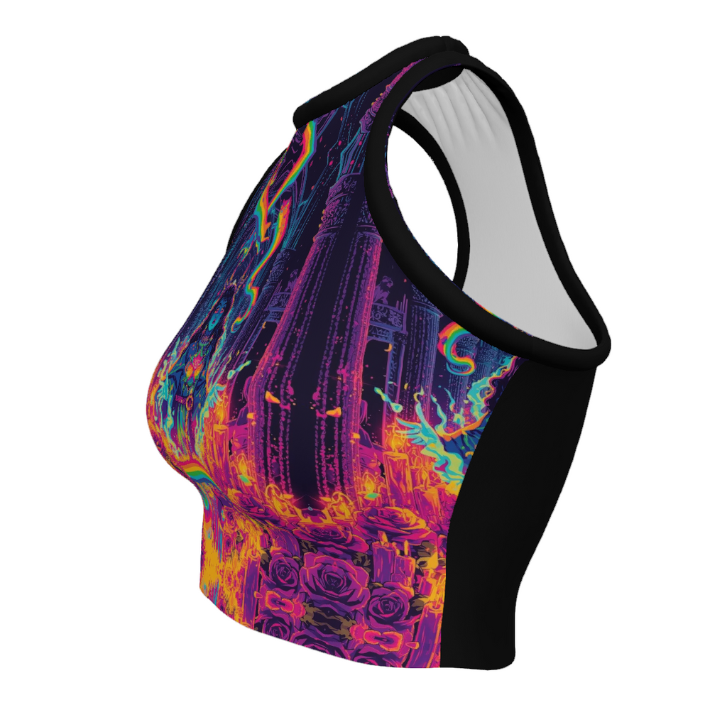 All Over Print Custom Women's Crew Neck Tank Top