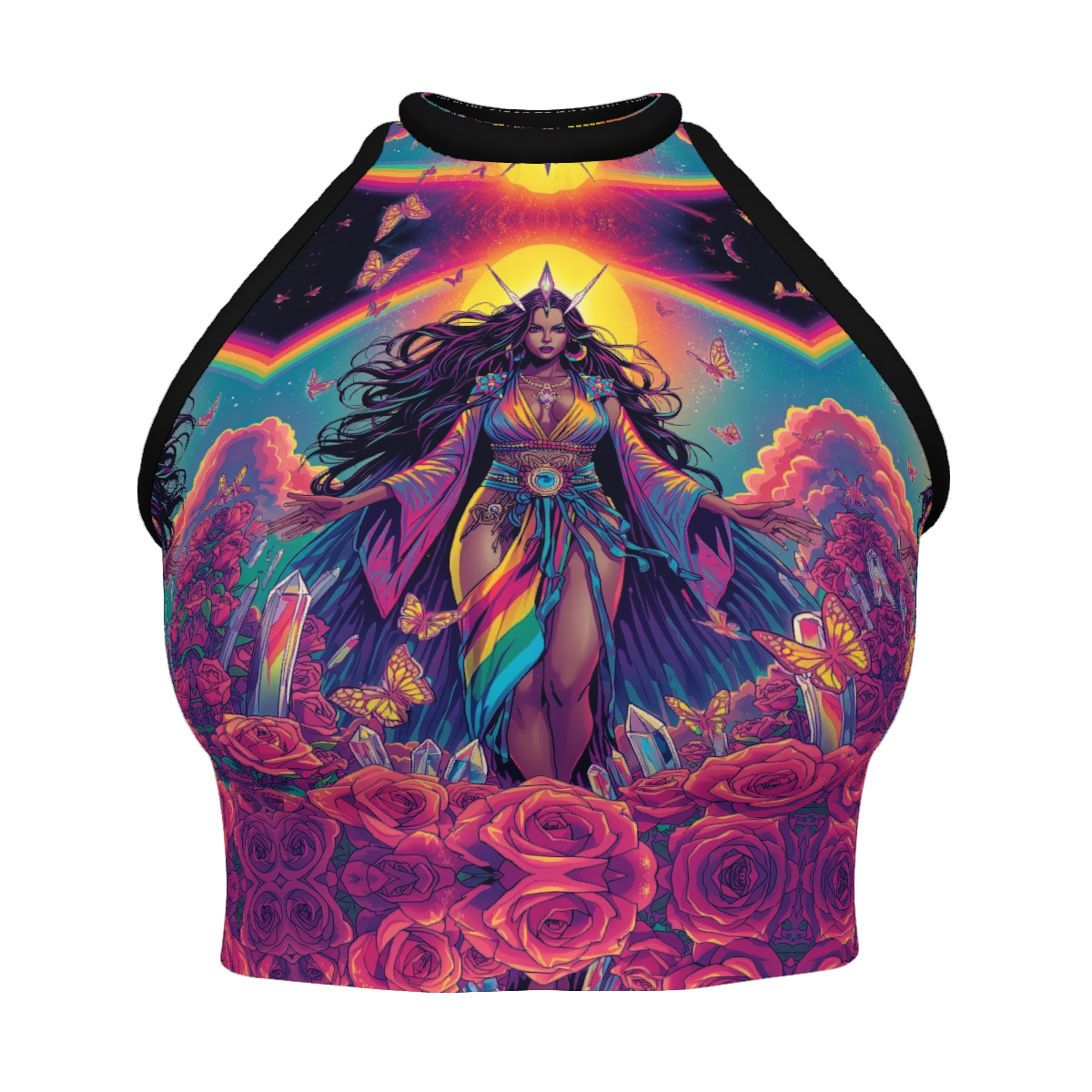 All Over Print Custom Women's Crew Neck Tank Top