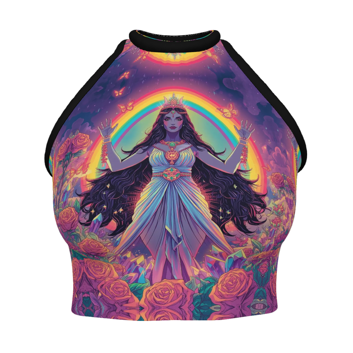 All Over Print Custom Women's Crew Neck Tank Top