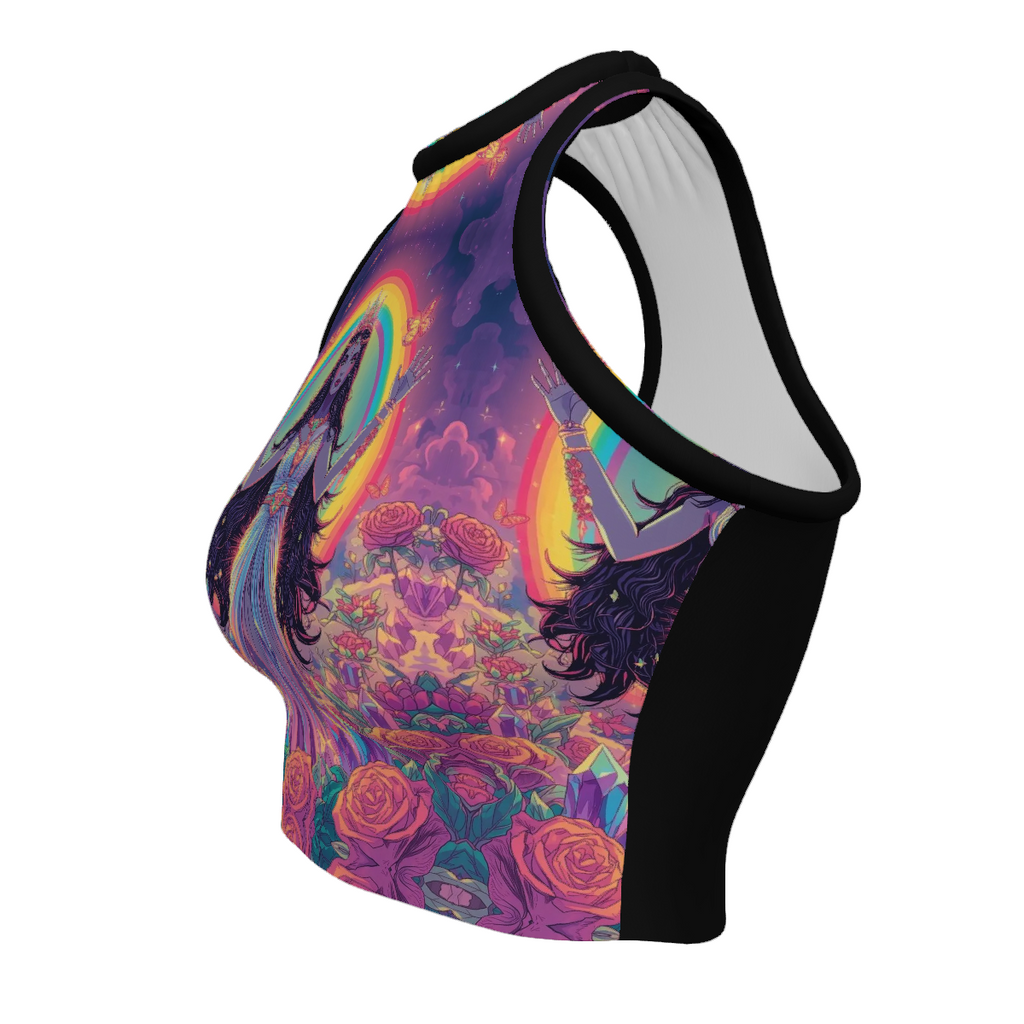 All Over Print Custom Women's Crew Neck Tank Top