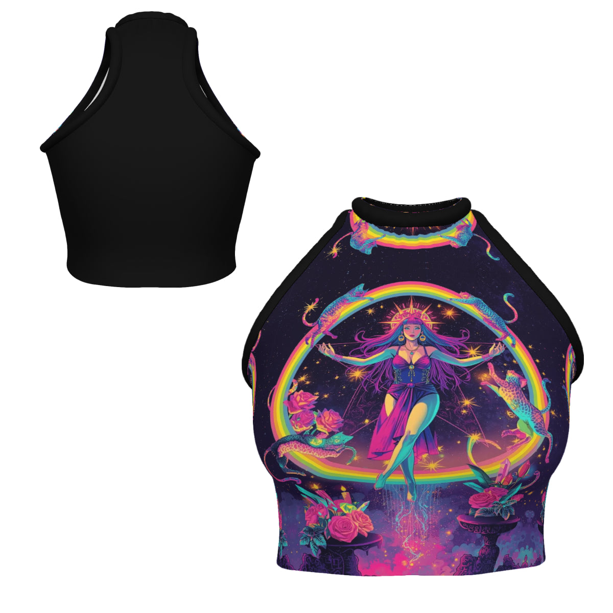 All Over Print Custom Women's Crew Neck Tank Top